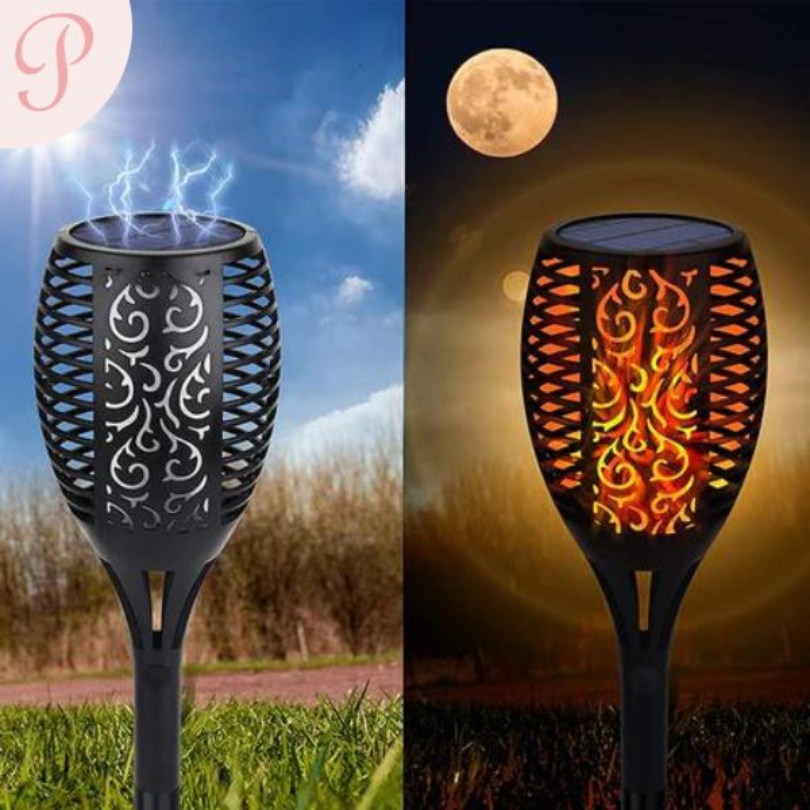 SolarFlame Garden Torches – Sustainable LED Garden Lighting | Kalsten