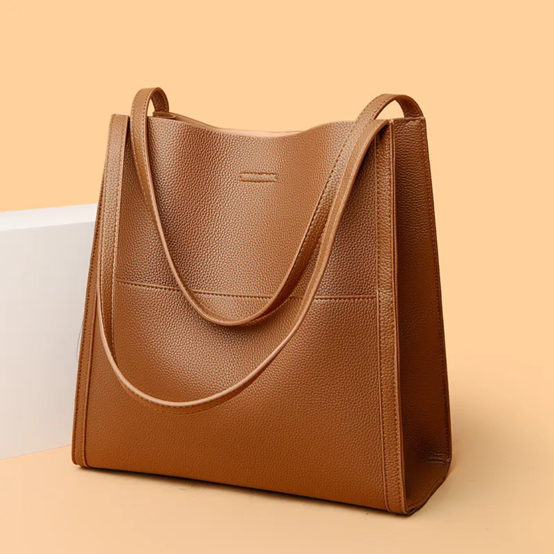Large Leather Handbag with Generous Capacity - DailyLux | Kalsten
