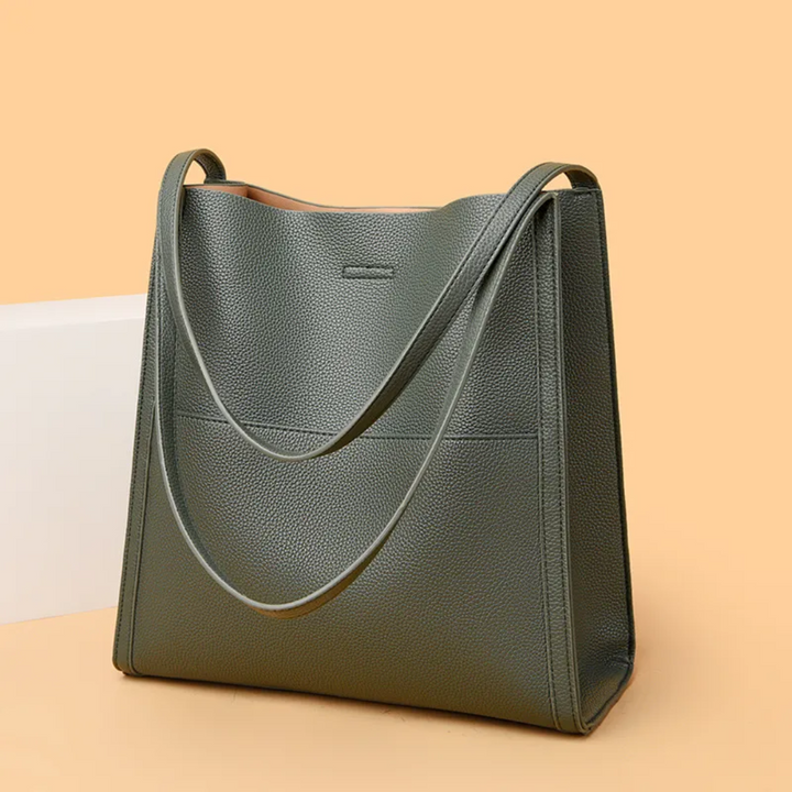 Large Leather Handbag with Generous Capacity - DailyLux | Kalsten