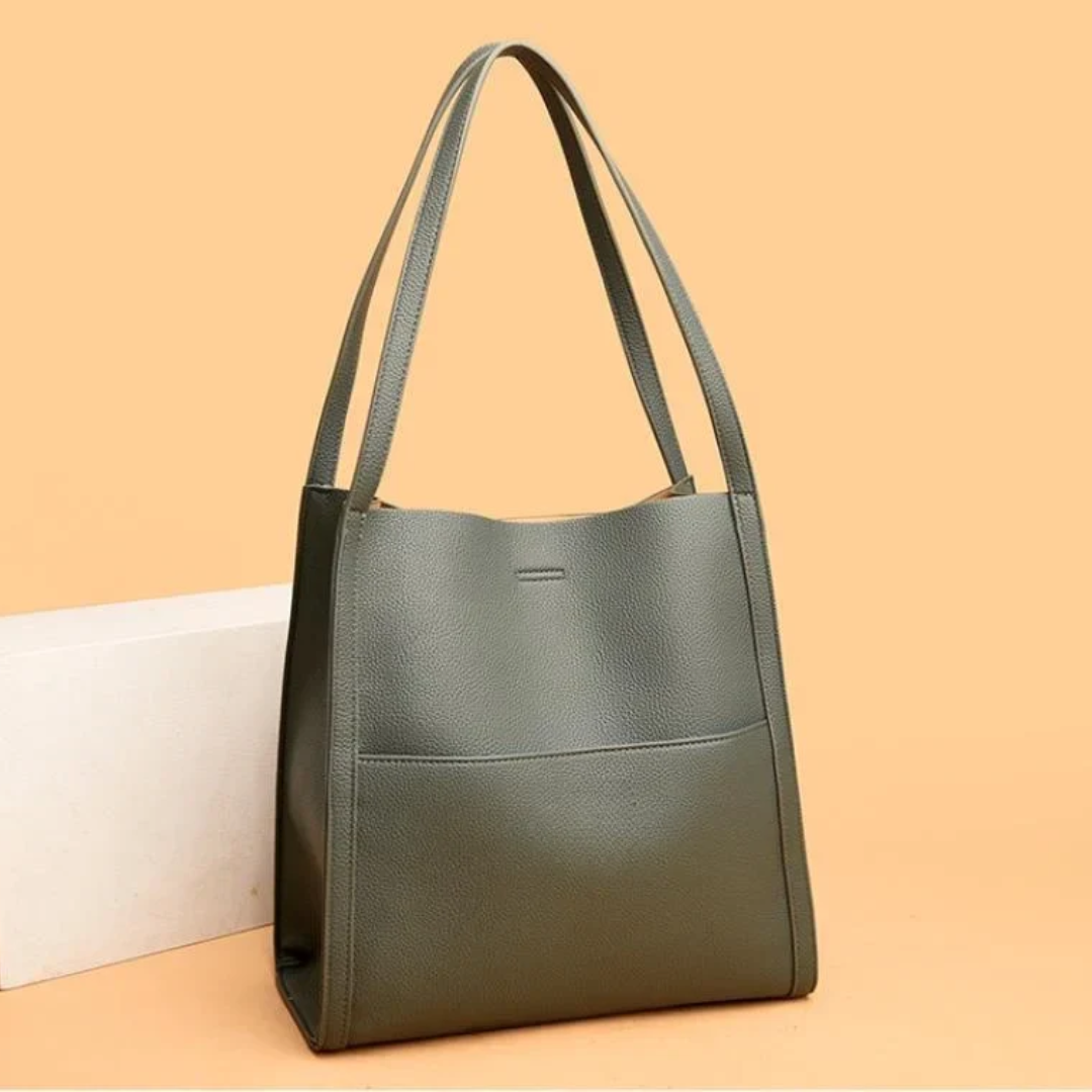 Large Leather Handbag with Generous Capacity - DailyLux | Kalsten