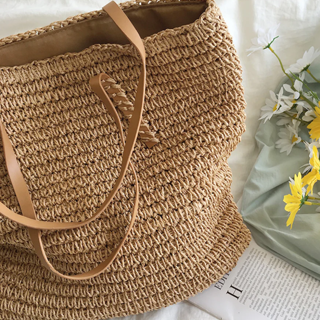 Spacious Handbag with Sturdy Shoulder Strap - TerraWoven | Kalsten