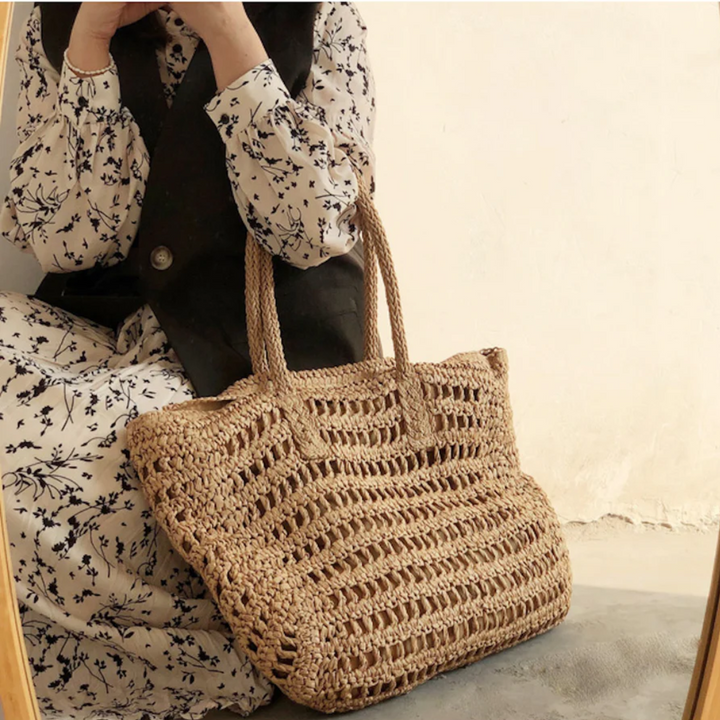 Stylish Woven Handbag for Women - BreezeTote | Kalsten