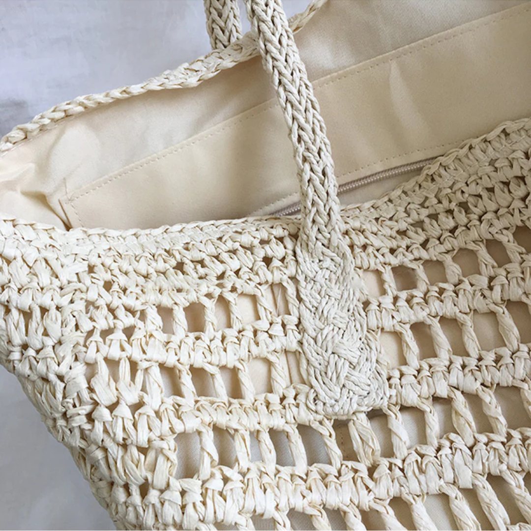 Stylish Woven Handbag for Women - BreezeTote | Kalsten