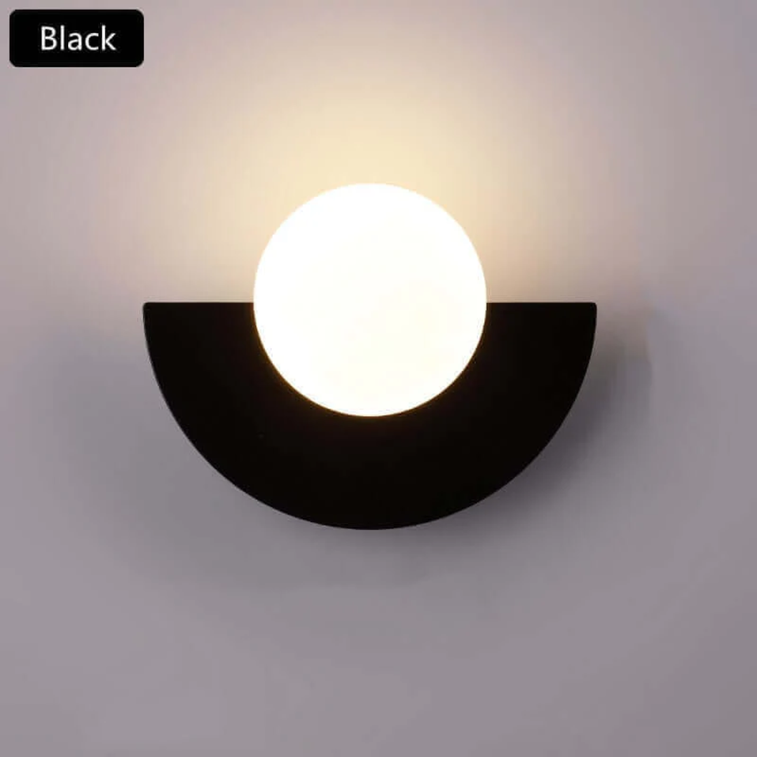 Metal Half Moon Wall Lamp - LunaMetal | Kalsten