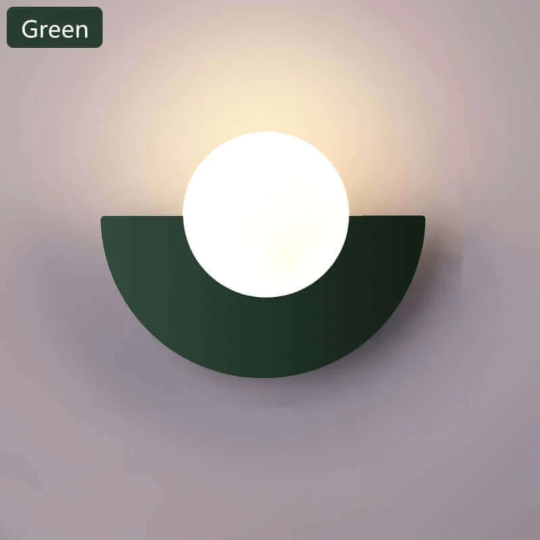 Metal Half Moon Wall Lamp - LunaMetal | Kalsten