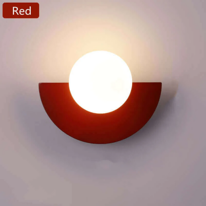 Metal Half Moon Wall Lamp - LunaMetal | Kalsten