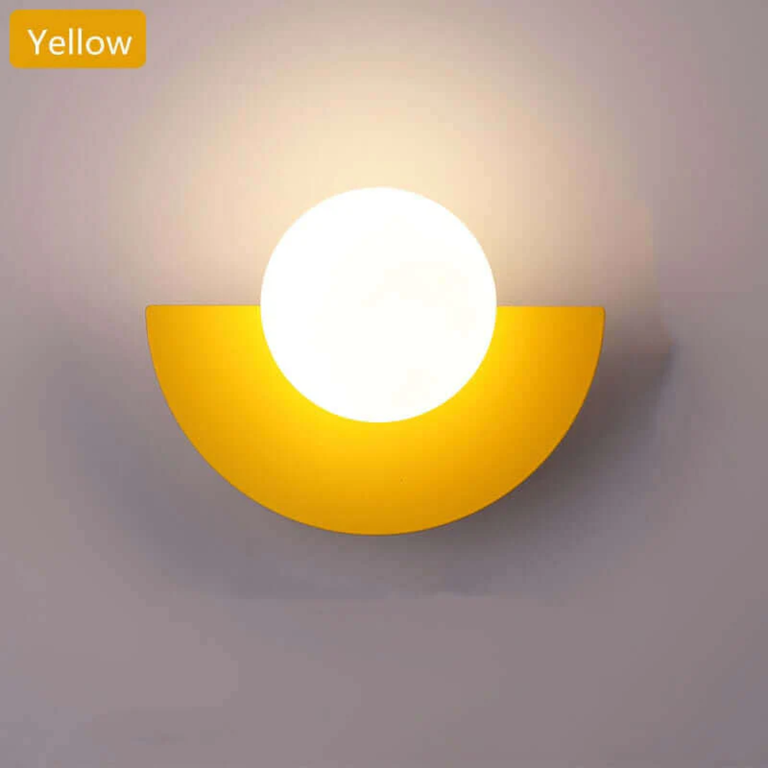 Metal Half Moon Wall Lamp - LunaMetal | Kalsten