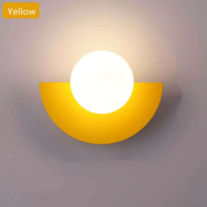 Metal Half Moon Wall Lamp - LunaMetal | Kalsten