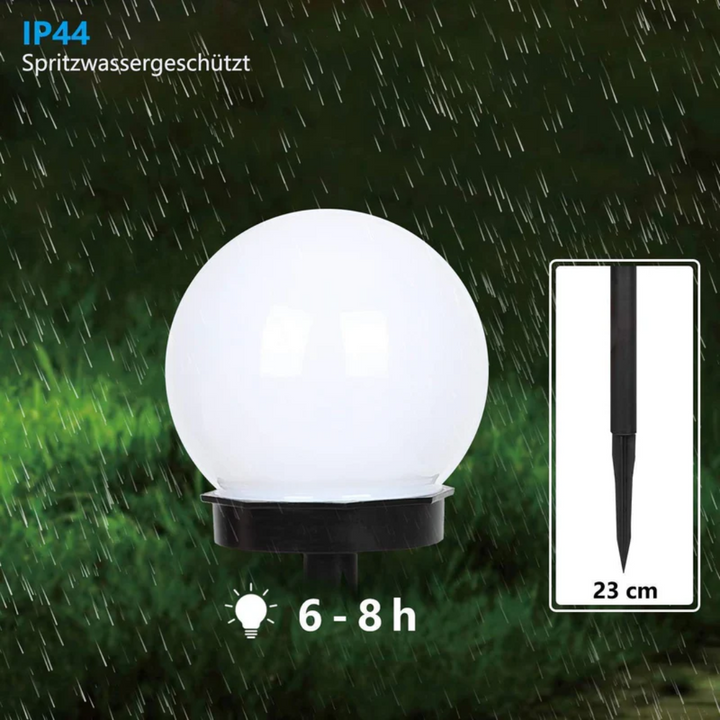 Kalsten | 3 Pieces Waterproof LED Solar Ball Garden Lighting - SunLuxe Orbs