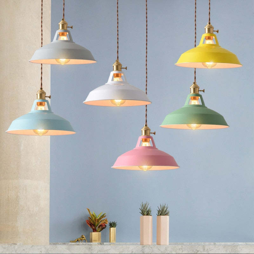 Modern Colorful LED Pendant Lamp - ChromaLuxe | Kalsten