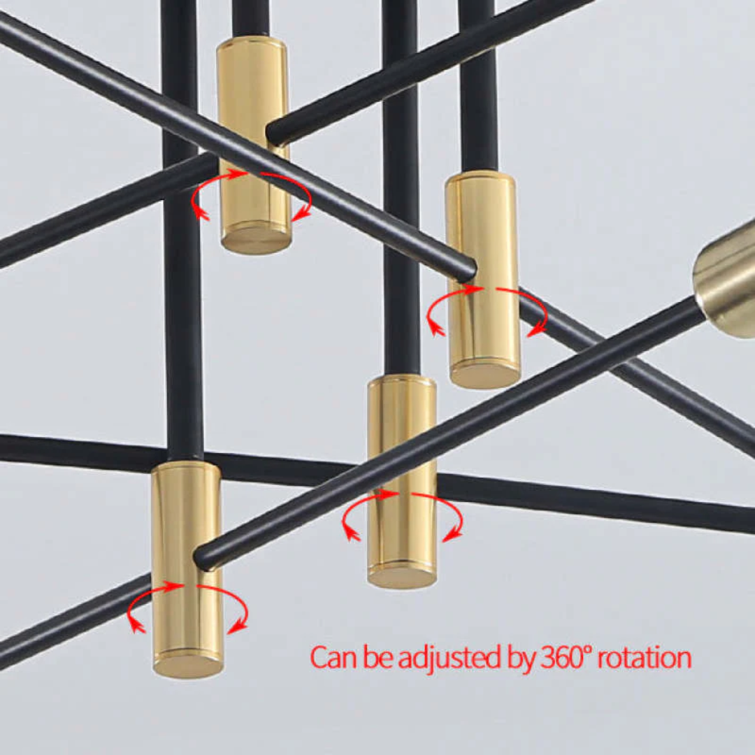 Modern LED Ceiling Lamp - Lumière Royale | Kalsten