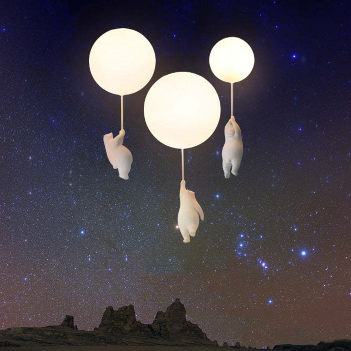 Fateh Ceiling Lamps Pendant Lamps Bear Balloon | Kalsten