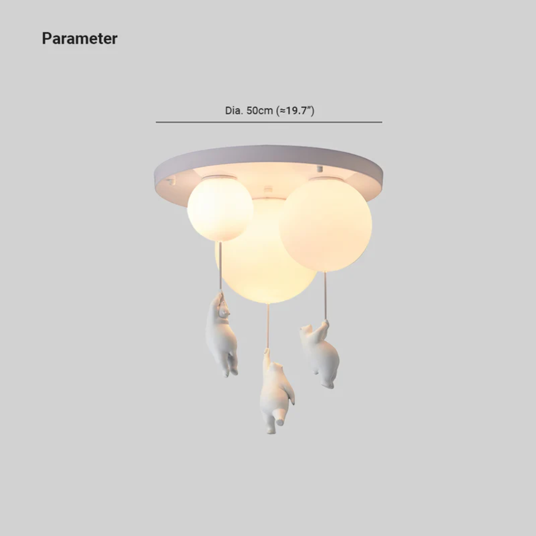 Fateh Ceiling Lamps Pendant Lamps Bear Balloon | Kalsten