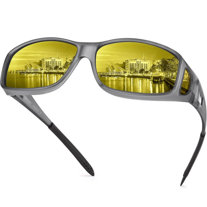 Skanto | Jeremy Night Vision Polaroid Driving Glasses – Anti-Glare Lenses for Safe Night Driving