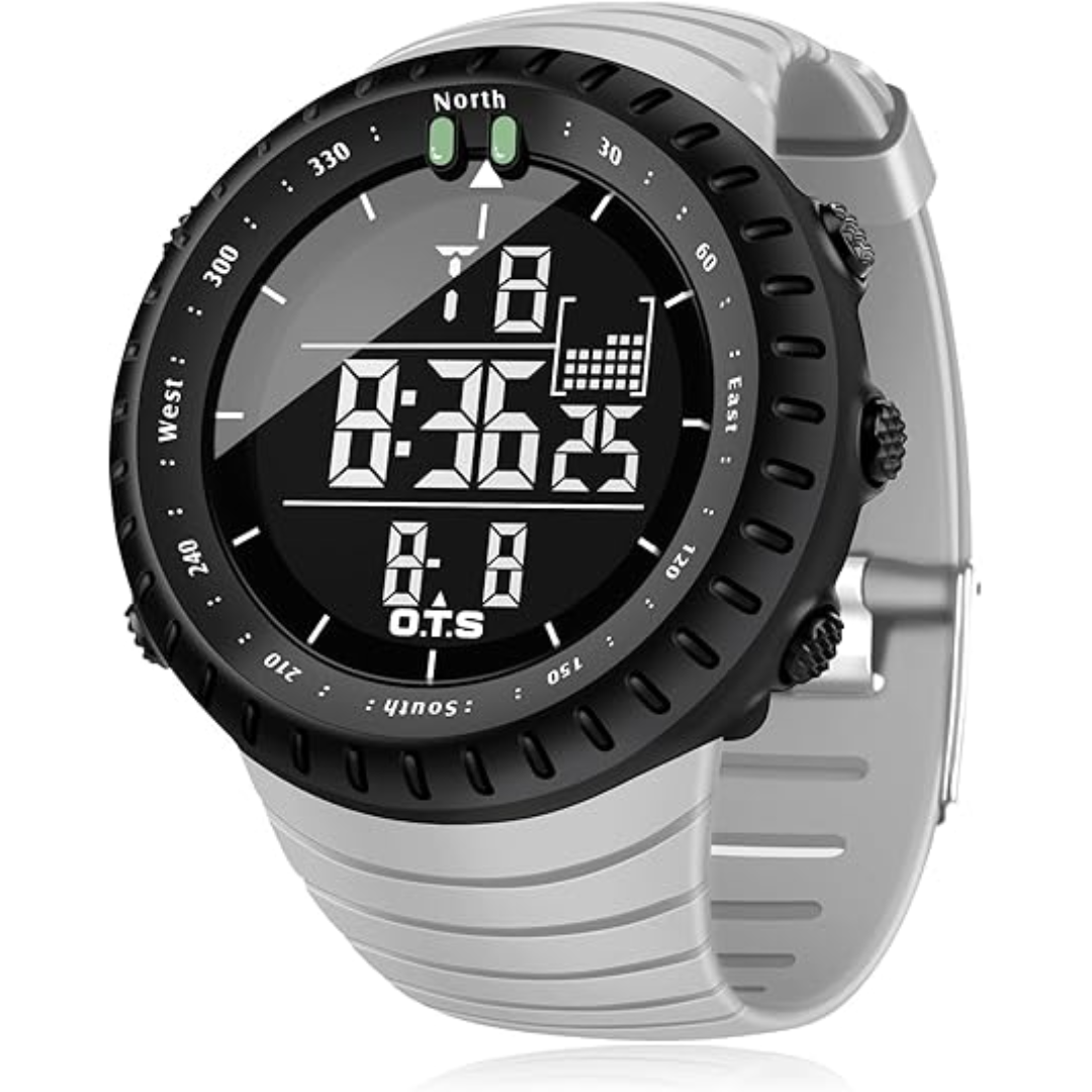 Kalsten | Henry Waterproof Men’s Digital Sports Watch – Shockproof, Tactical & LED Backlit Outdoor Timepiece