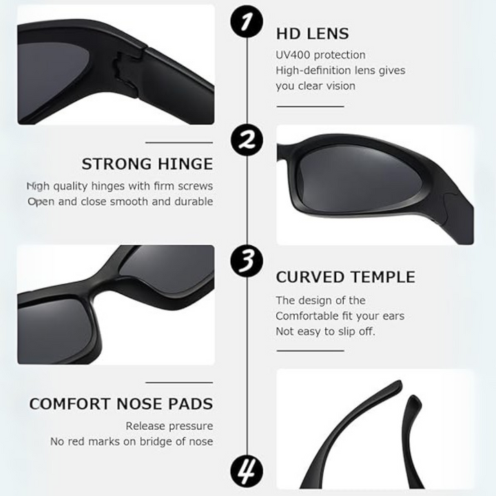 Polarized Sports Sunglasses - SwiftWrap | Kalsten