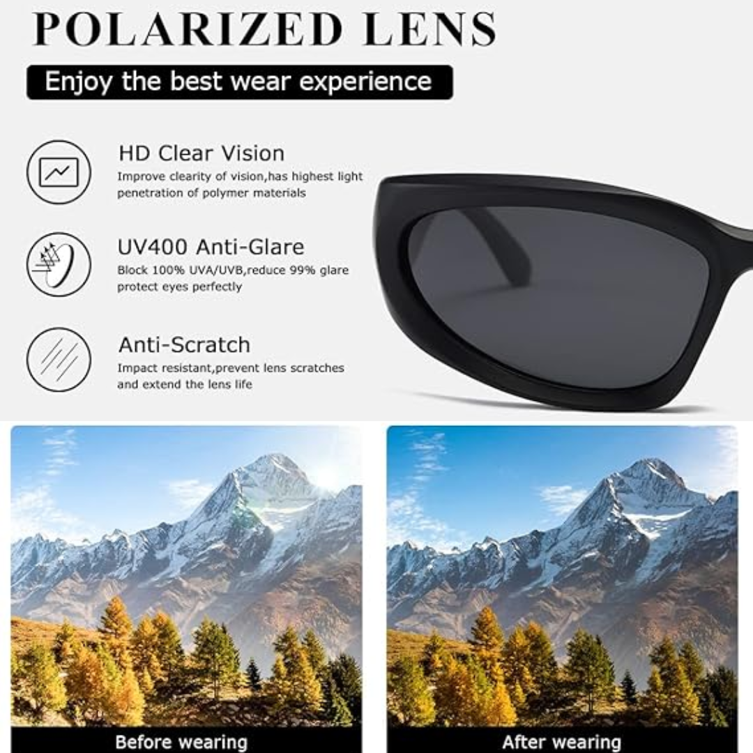 Polarized Sports Sunglasses - SwiftWrap | Kalsten