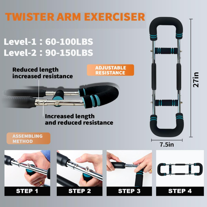 Adjustable Arm Strength Training Bar