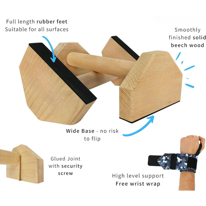 Push-Up Bars for Calisthenics Training