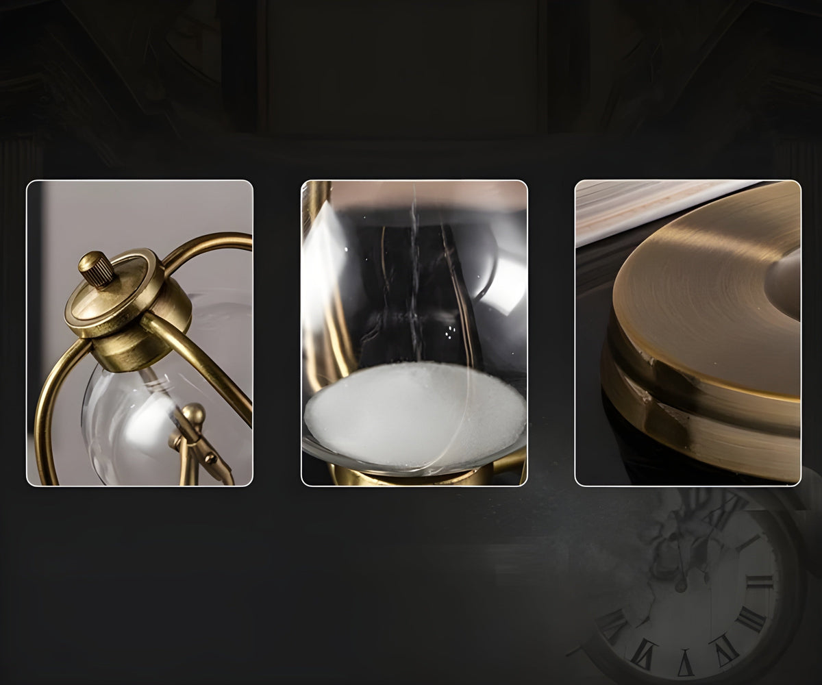 GracefulTime Clock - Luxury Hourglass with Hourglass | Brehn