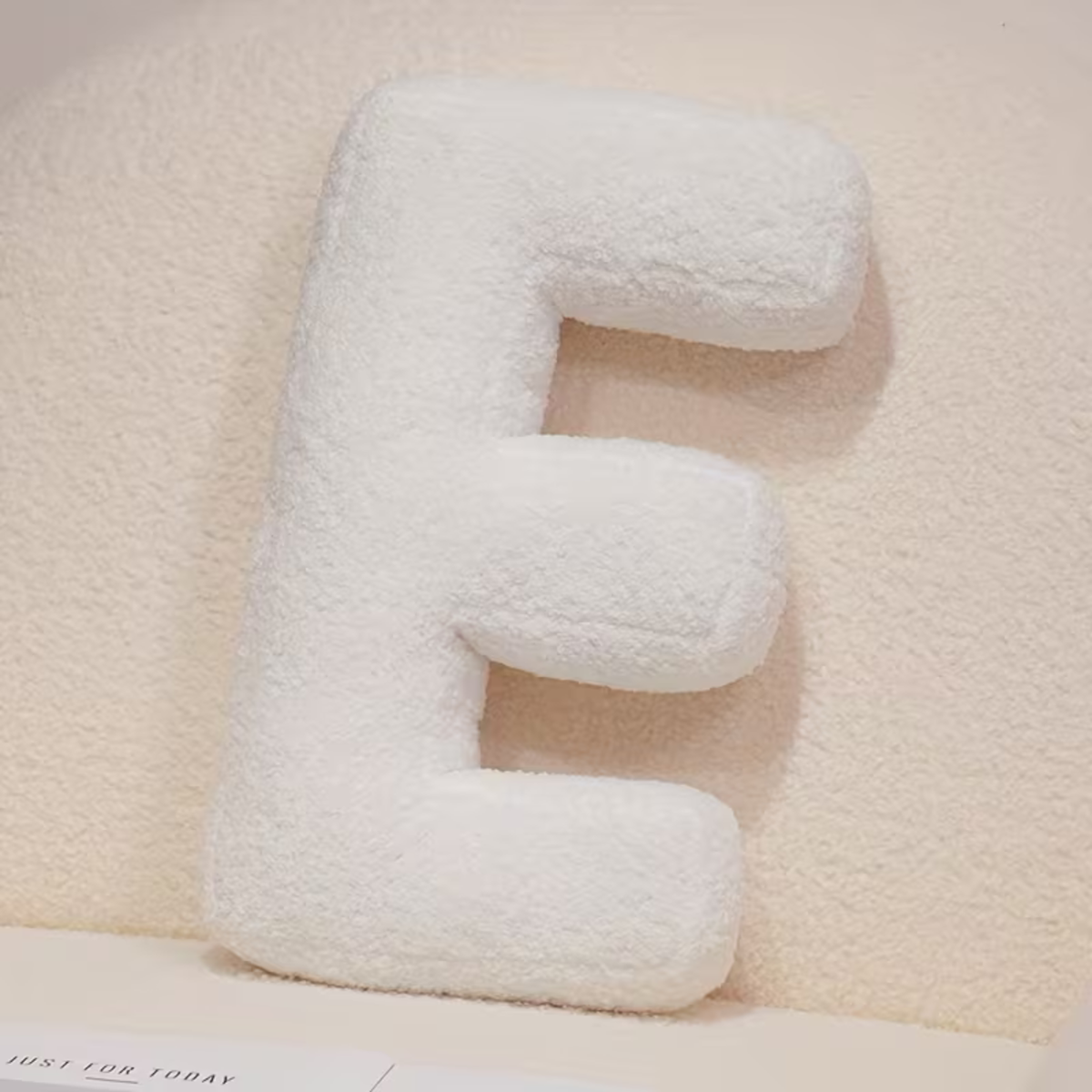White Letter Decorative Pillow – Soft And Versatile | Creative Pillows For Your Sofa And Bed | Bowlift