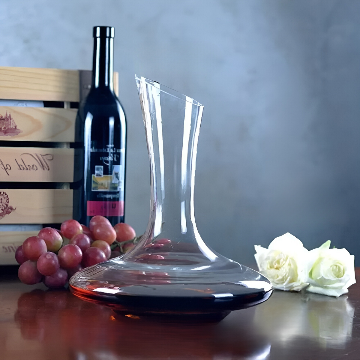 Crystal Wine Decanter – Handcrafted Elegant | 1500 ml Ideal for Bars, Homes & Offices | Karnz