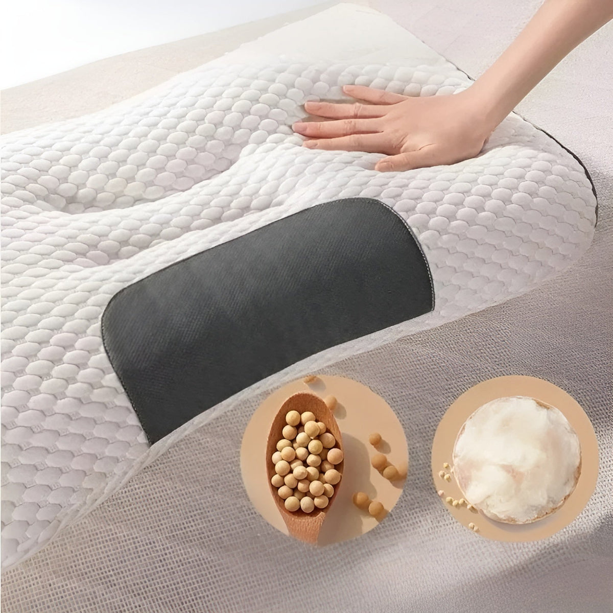 Orthopedic Neck Pillow – Ergonomic & Supportive | For Relaxation & Healthy Sleep | Karnz