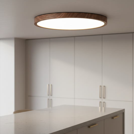 Ethos Ultra-Thin Japandi Flush Mount