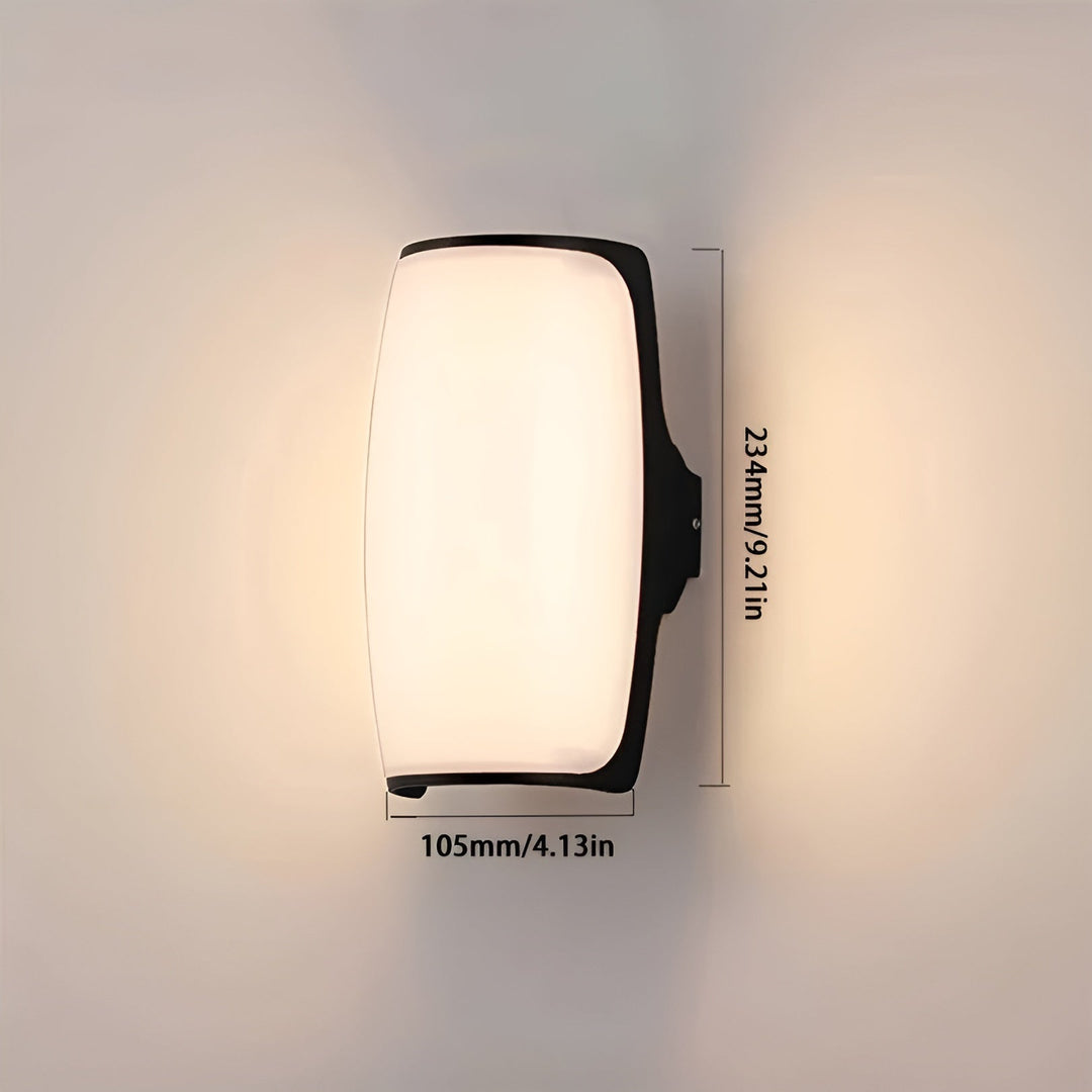 LED outdoor wall light - waterproof with motion detector | Perfect for garden, terrace & driveway | Kalsten