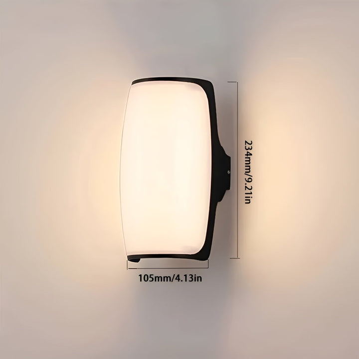 LED outdoor wall light - waterproof with motion detector | Perfect for garden, terrace & driveway | Kalsten
