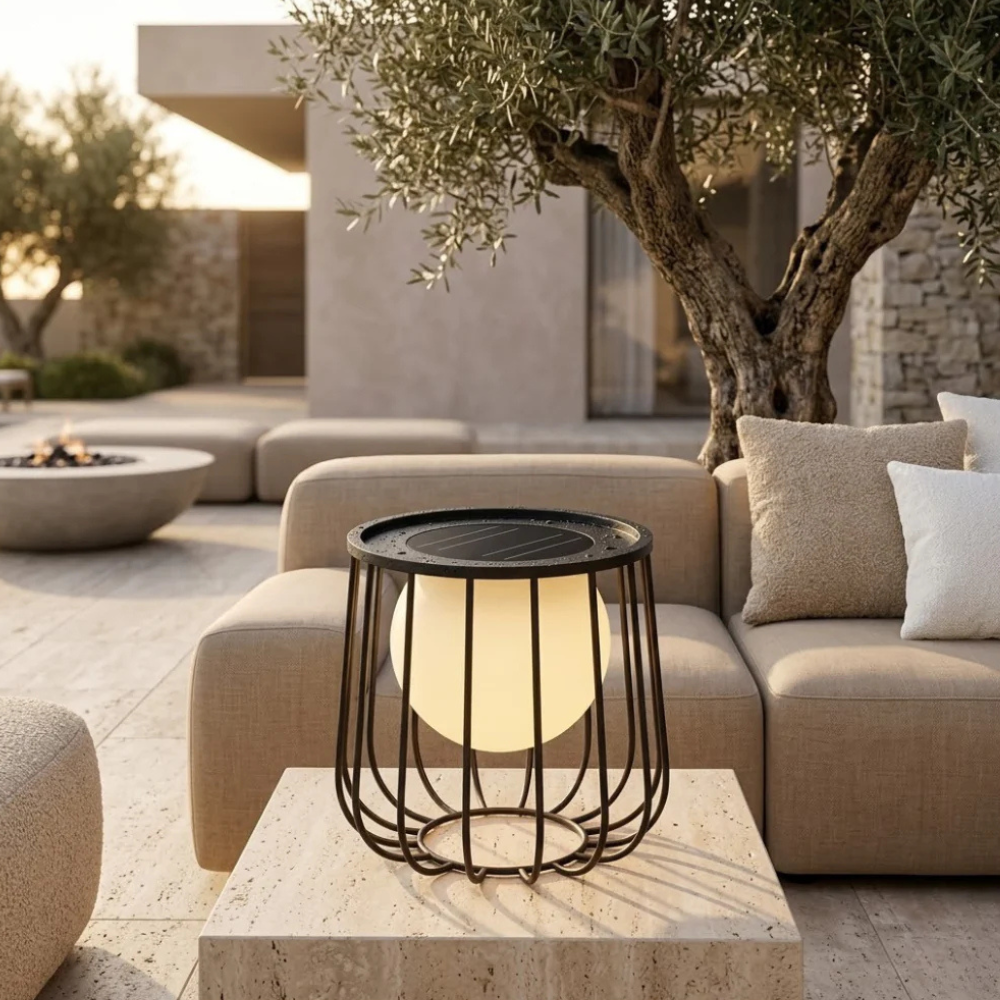 Dimmable IP65 Solar Outdoor Lantern