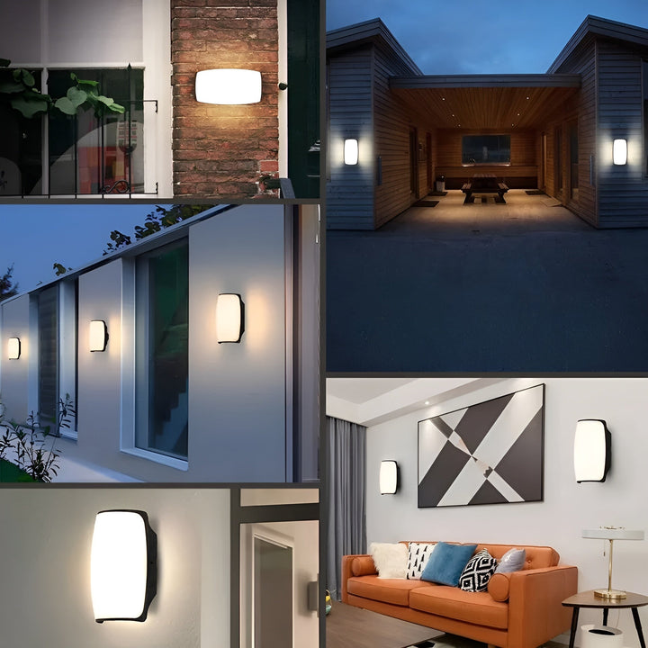LED outdoor wall light - waterproof with motion detector | Perfect for garden, terrace & driveway | Kalsten