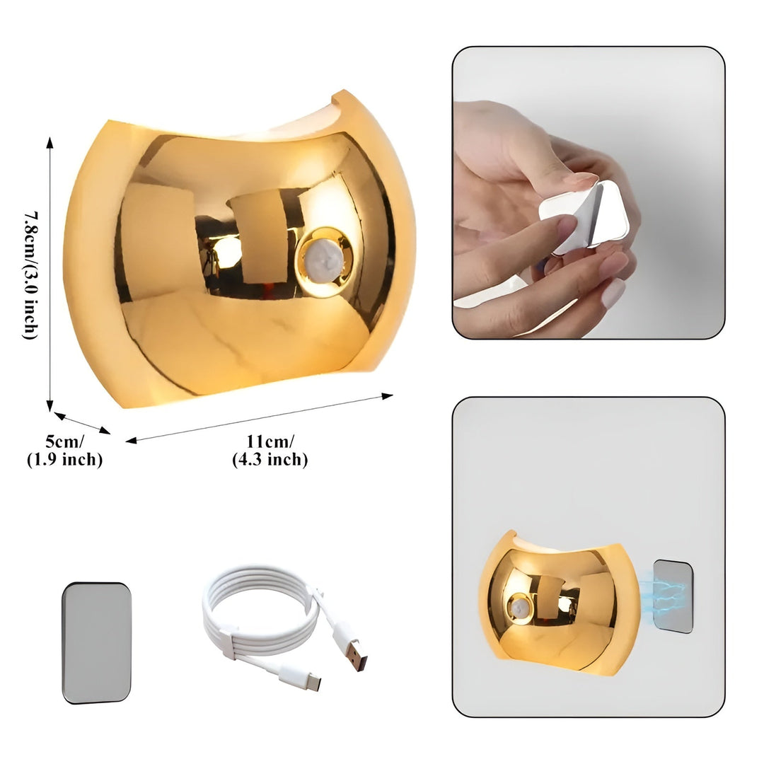 Wall lamp with motion sensor – Dual LED light Top & Bottom | Magnetic & Portable | Kalsten