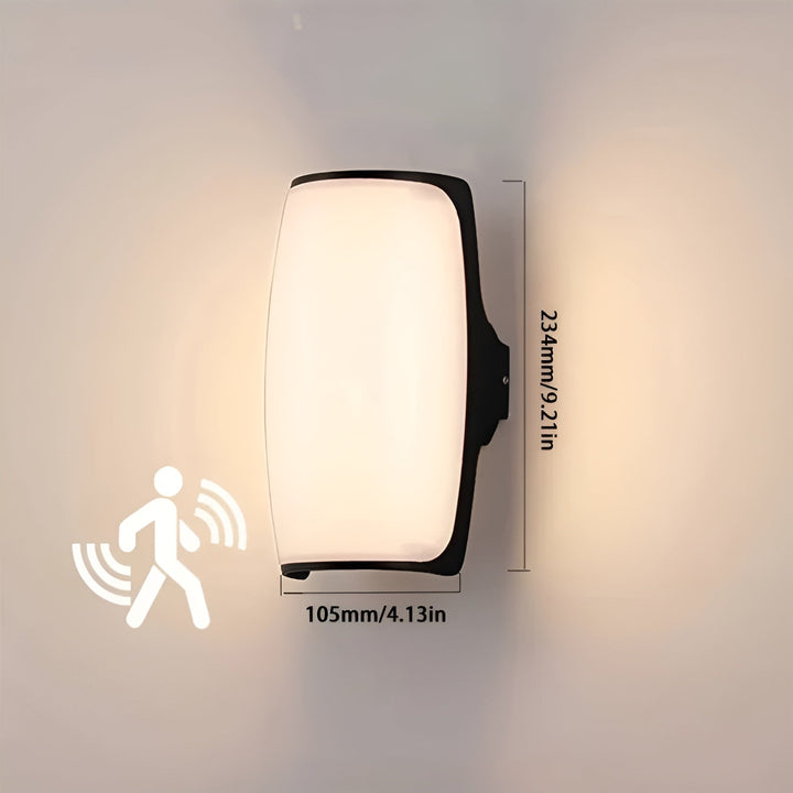 LED outdoor wall light - waterproof with motion detector | Perfect for garden, terrace & driveway | Kalsten