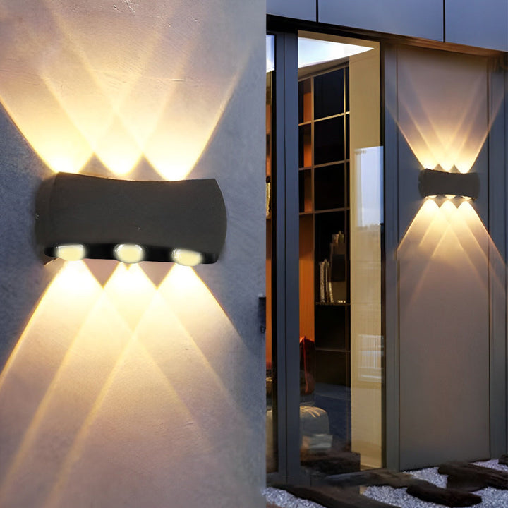 Outdoor Up Down Light LED Waterproof Exterior Aluminum Wall Lights | Kalsten