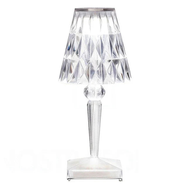 Acrylic Crystal Table Lamp – Artistic Design, Dimmable, Energy Saving, Ideal for Living Room or Bedroom | Kalsten