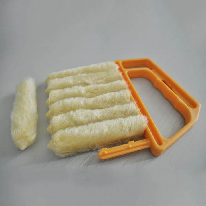 Kalsten | Useful Microfiber Window cleaning brush air Conditioner Duster cleaner with washable venetian blind blade cleaning cloth