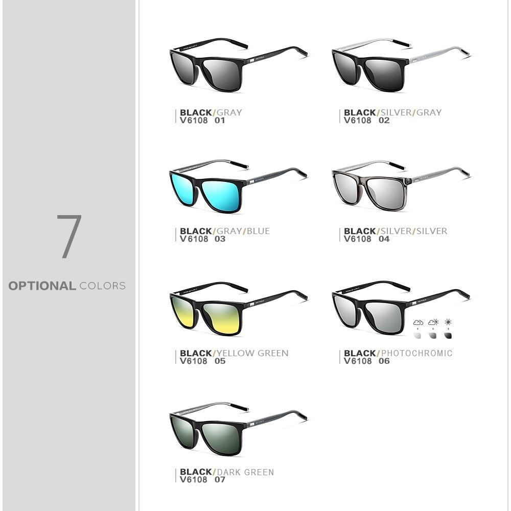 Skanto | Unisex Retro Aluminum Sunglasses Polarized Lenses