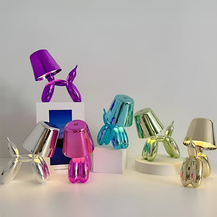Pawsitive Glow: Creative Electroplated Dog Lamp for the Trendy Home or Office | Kalsten
