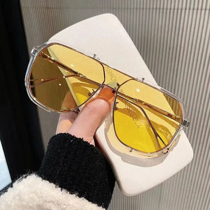Skanto | Square Women's Sunglasses with UV400 & Color-Changing Lenses