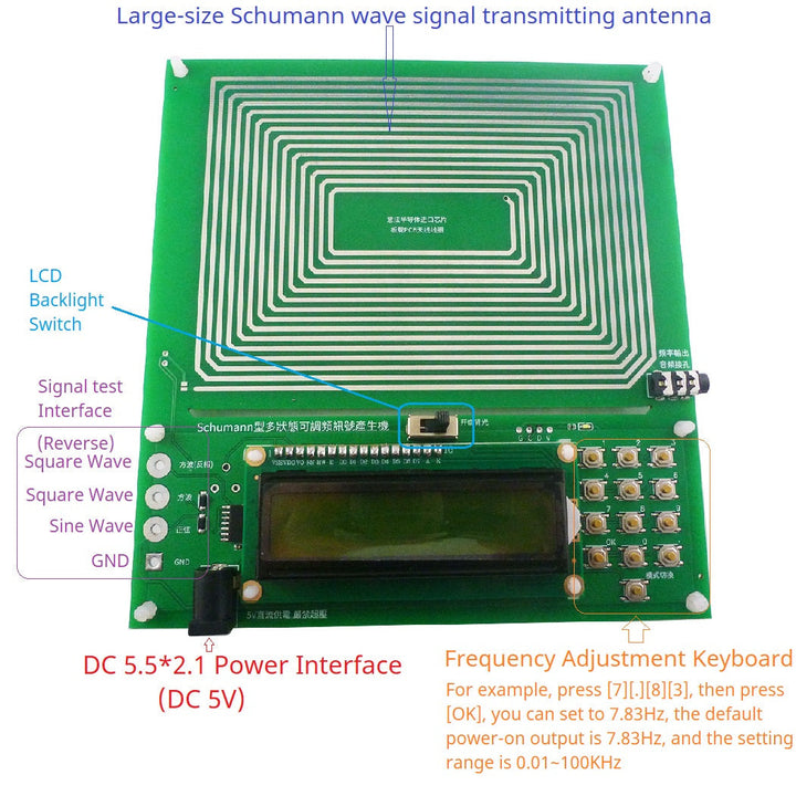 Schumann resonance frequency wave generator | Kalsten