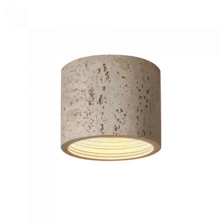 Ceiling Lamp Composite Cylindrical 12 in Soft Diffused Light Living Room Dining Area Ambient Lighting | Kalsten