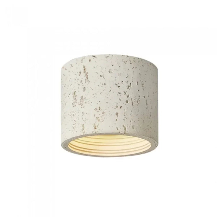 Ceiling Lamp Composite Cylindrical 12 in Soft Diffused Light Living Room Dining Area Ambient Lighting | Kalsten