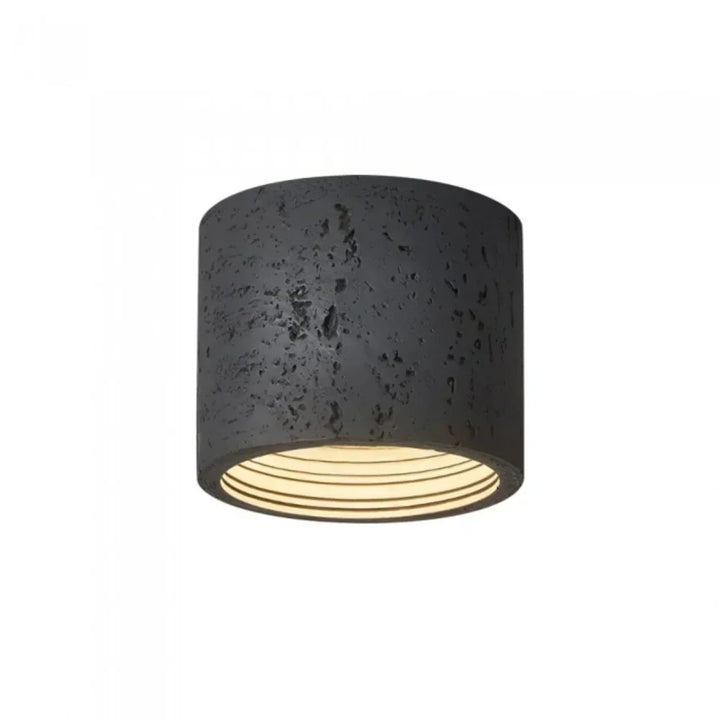 Ceiling Lamp Composite Cylindrical 12 in Soft Diffused Light Living Room Dining Area Ambient Lighting | Kalsten