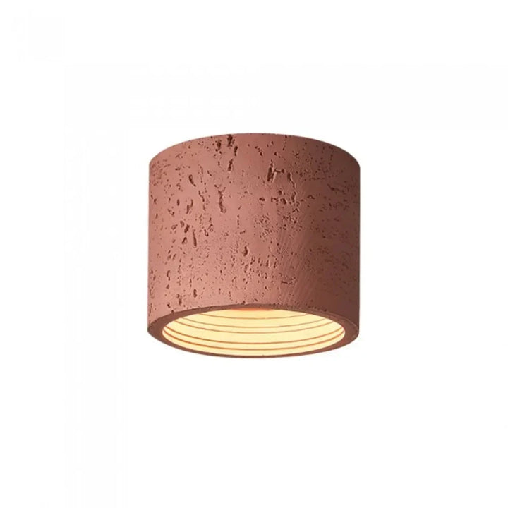 Ceiling Lamp Composite Cylindrical 12 in Soft Diffused Light Living Room Dining Area Ambient Lighting | Kalsten