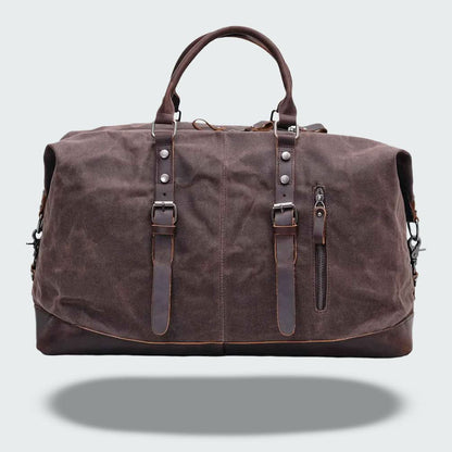 Skanto | Valour Canvas & Leather Travel Duffle Bag – 35L