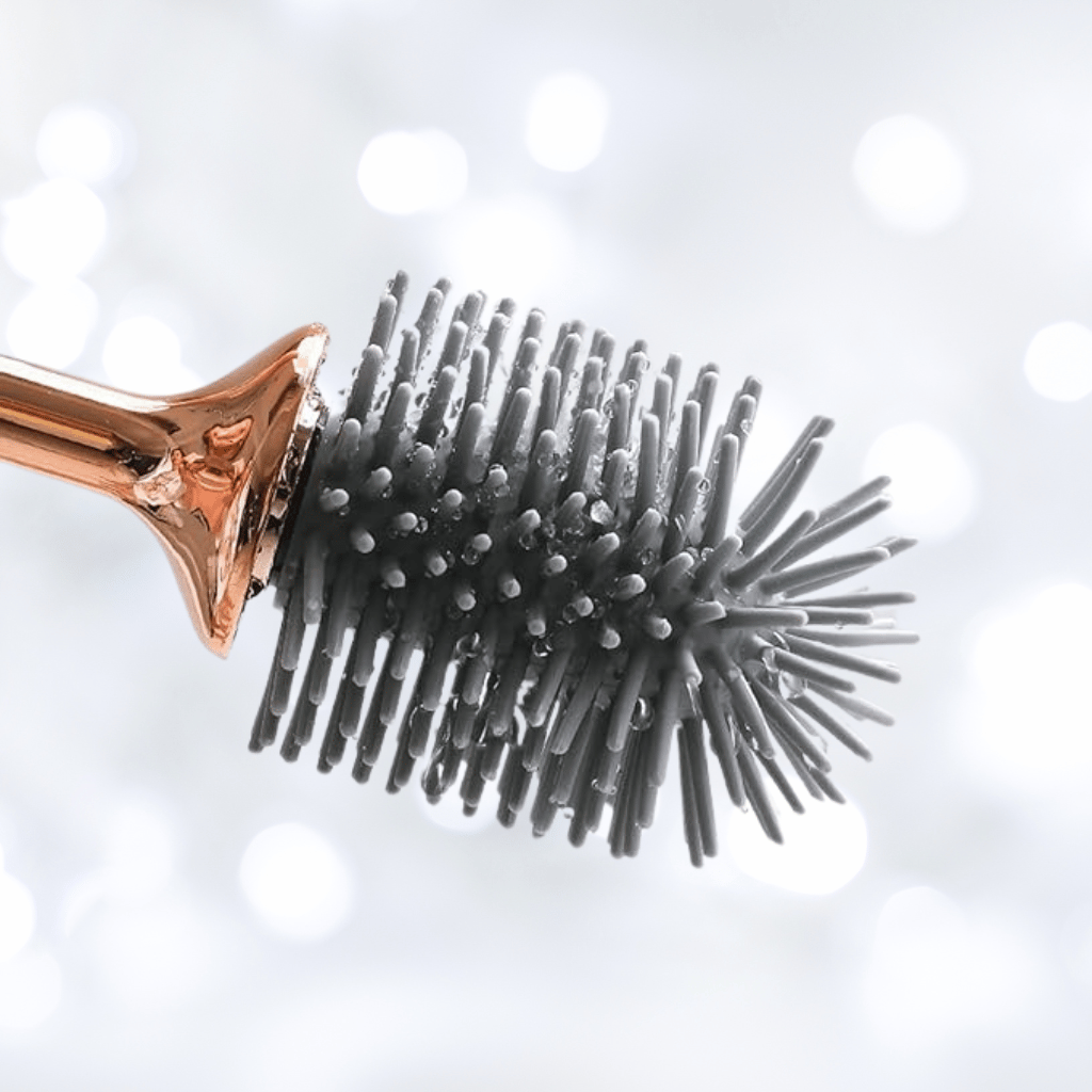 Elegant Flexi Toilet Brush with Quick-Drying Wall Holder Kalsten