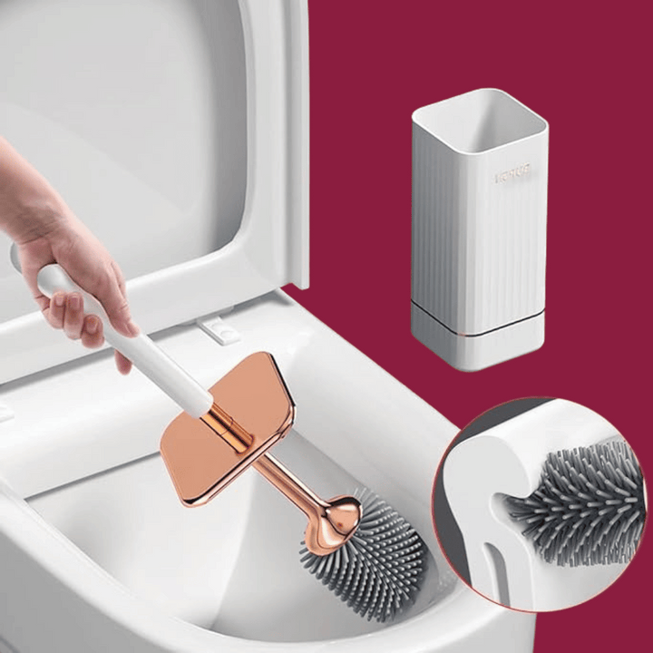Elegant Flexi Toilet Brush with Quick-Drying Wall Holder Kalsten