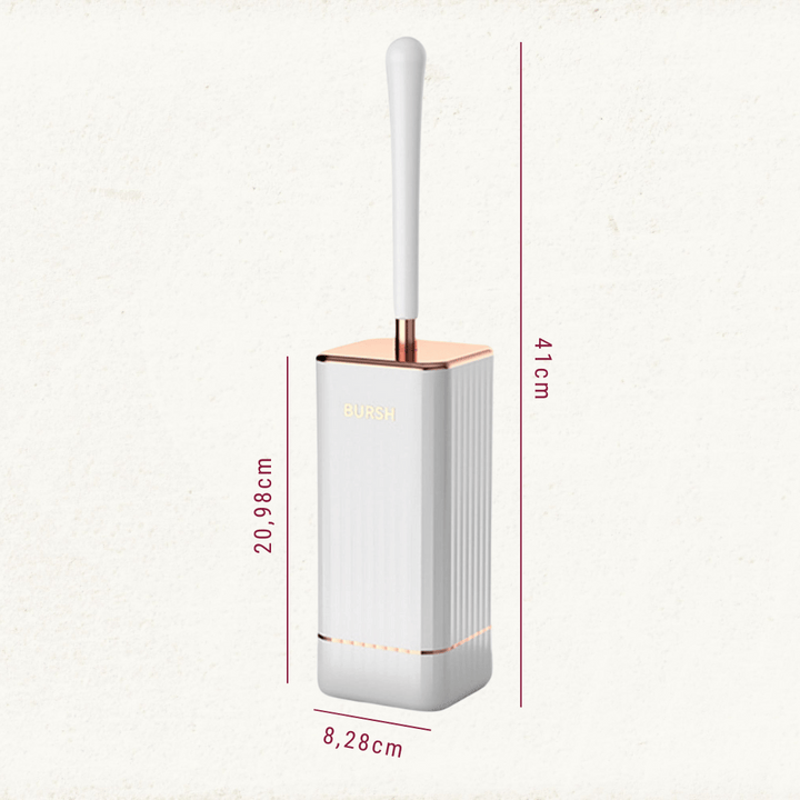 Elegant Flexi Toilet Brush with Quick-Drying Wall Holder Kalsten