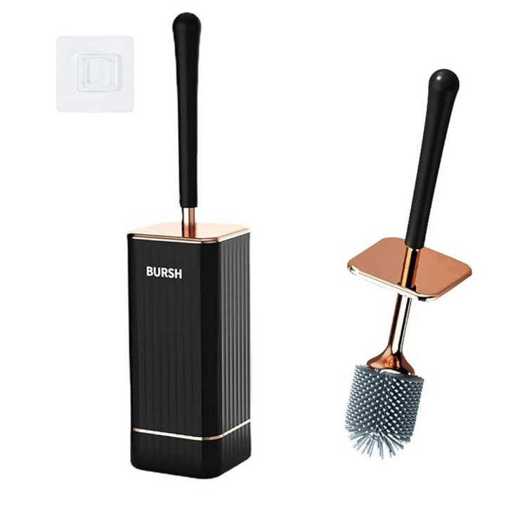 Elegant Flexi Toilet Brush with Quick-Drying Wall Holder Kalsten